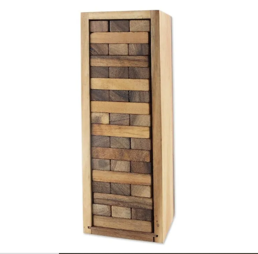 Handcrafted Wooden Stacking Tower Game – “Tower of Fun”