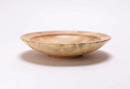 Quilted Ambrosia Maple Wooden Bowl – 12" x 2"
