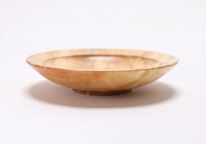 Quilted Ambrosia Maple Wooden Bowl – 12" x 2"